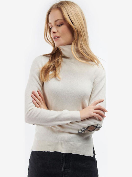 Barbour Damen Langarm Pullover Wolle Rollkragen...