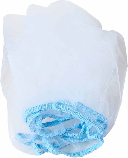 O Kosmos tou Morou Mosquito Net Playpen Tulle 89202 with Elastic Light Blue 90x150cm