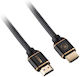 GoGEN HDMI 2.0 Premium High Speed 4K 60Hz HDR Braided Cable HDMI Male - HDMI Male Length 3m Black