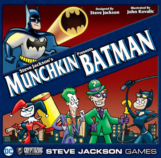 Настолна игра Munchkin Presents Batman за 3-6 играчи 10+ години (EN) Steve Jackson Games