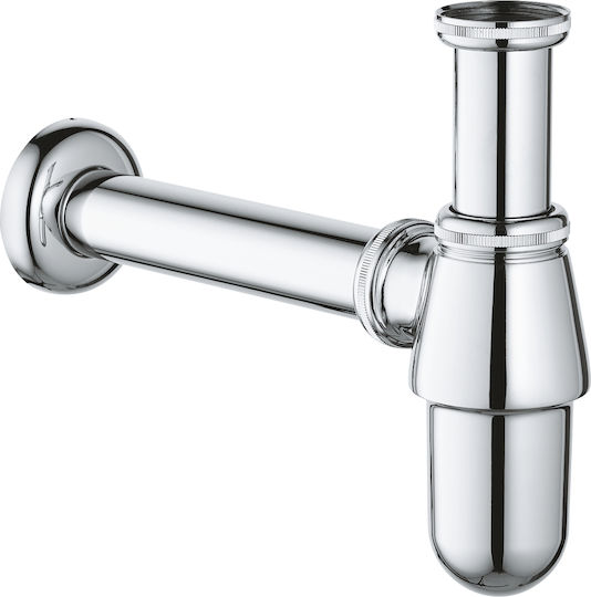 Grohe Siphon Spülbecken Silber