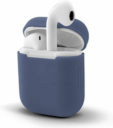 Hurtel Soft Case Silicone in Blue color for Apple AirPods 1 / AirPods 2