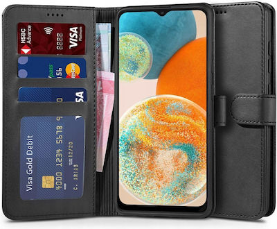 Tech-Protect Wallet Synthetic Leather Black (Galaxy A23)