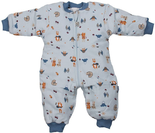 Kamtex Baby Winter Sleeping Bag with Feet Light Blue