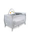Asalvo Complet Laufstall 2 Ebenen mit Wickeltisch & Matratze Gray 75x125cm