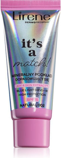 Lirene It's a Match 24ωρη Ενυδατική Κρέμα Προσώπου Ημέρας με SPF15 30ml