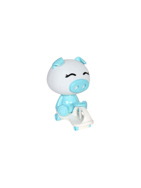 ARlight Kids Decorative Lamp Piggy with Scooter Blue 22x20x29εκ.