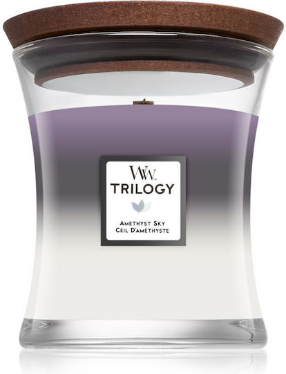 WoodWick Αρωματικό Κερί Trilogy σε Βάζο με Άρωμα Amethyst Sky 275gr