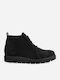 Leather Women's Ankle Boots Black