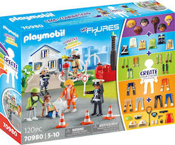 Playmobil Figures Πυροσβεστική Διάσωση για 5-10 ετών