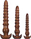 Evolved Novelties Twisted Love Anal Plugs Set Brown 3pcs