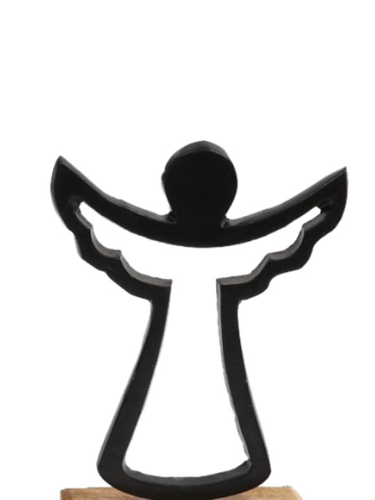 InTheBox Коледна Фигура Angel Черно Височина 18см. Adorn