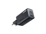 Anker Φορτιστής Χωρίς Καλώδιο με Θύρα USB-A και 2 Θύρες USB-C 65W Power Delivery Μαύρος (735 GaNPrime 65W)