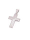 Men's White Gold Cross 9K