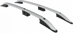 Aluminium roof rails silver Crown for Peugeot Partner Tepee (II) 2pcs