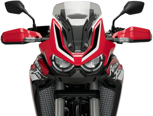 Puig Motorcycle Protective Hand Guards Smoked for Africa Twin 2020-2022