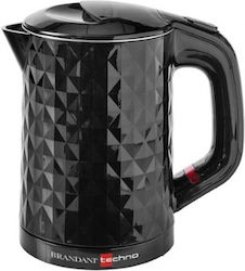 Brandani Techno Diamond 600ml με Ισχύ 800W Μαύρος