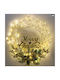 Evivak Christmas Metal Lighted Decorative Wreath Battery Powered 40cm