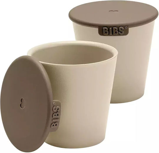 Bibs Cănițe pentru copii din Plastic Bej 2buc