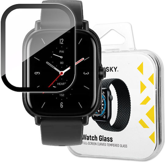 Wozinsky Vollflächig gehärtetes Glas für das Amazfit GTS 2 / 2E 1Stück