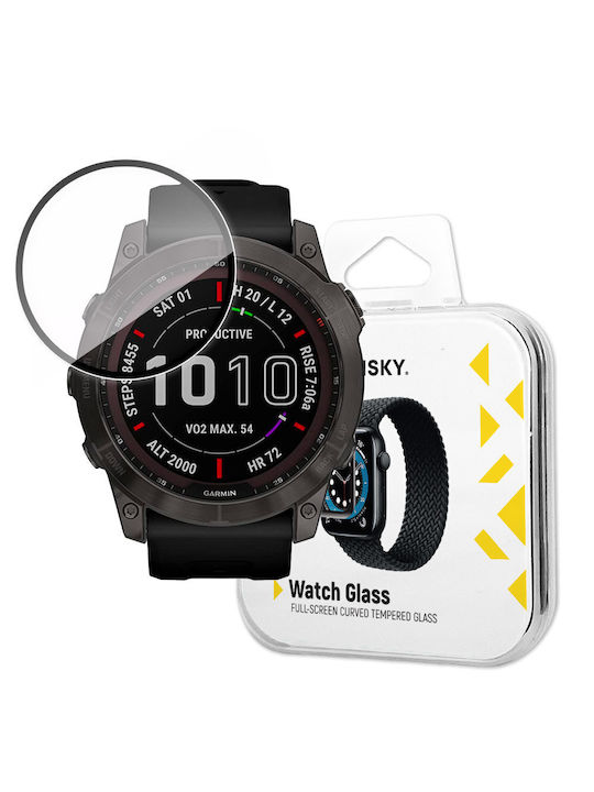 Wozinsky Full Face Tempered Glass για το Garmin Fenix 7Χ 1τμχ