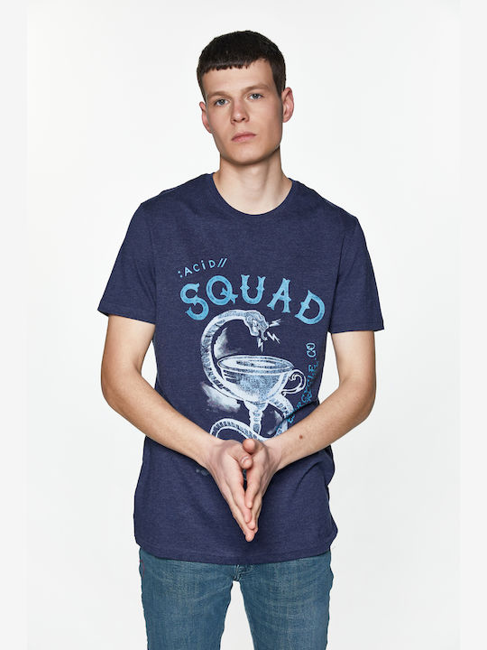 Celio T-shirt imprimat - NAVY