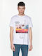 Celio T-Shirt Gewavi - OPTISCH WEISS