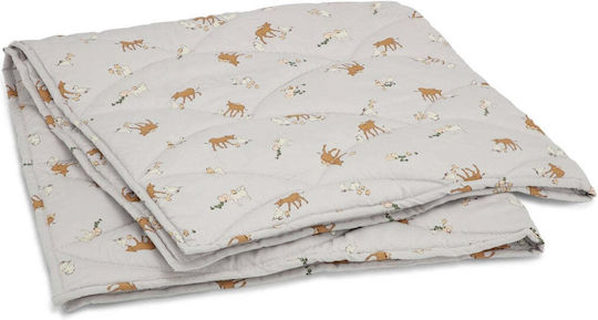 Konges Slojd Graue Bauernhof Kinderbettdecken 120x120cm KS1171