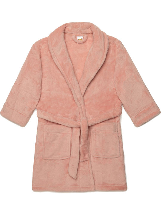 Minerva Παιδική Ρόμπα Χειμωνιάτικη Fleece Ροζ Fleece Robe Minerva Παιδική Ρόμπα Χειμωνιάτικη Fleece Ροζ Fleece Robe