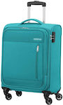 American Tourister Heat Wave Cabin Suitcase H55cm Light Blue