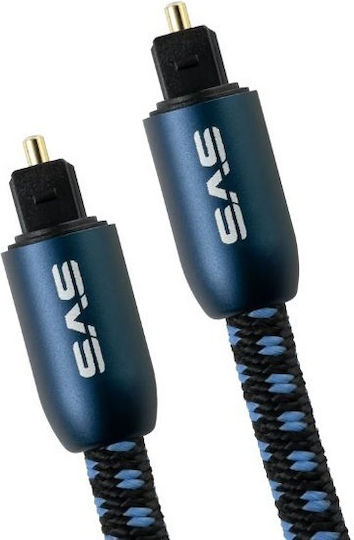 SVS SoundPath Optisches Audiokabel TOS männlich - TOS männlich Schwarz 3m