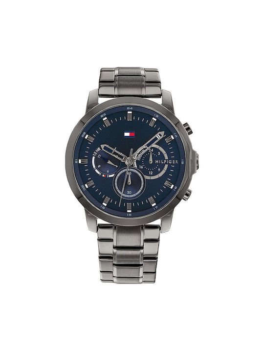 Tommy Hilfiger Battery Watch with Metal Bracelet Gray