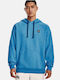 Under Armour Rival Men's Sweatshirt with Hood and Pockets Blue