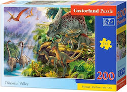 Детски Пъзел Dinosaur Valley за 7++ Години 200бр Castorland