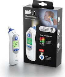 Braun Thermoscan 7 IRT6525 Ψηφιακό Θερμόμετρο Αυτιού Κατάλληλο για Μωρά