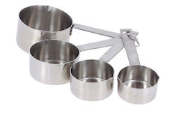 De Buyer Metal Kitchen Measuring Cup 4pcs