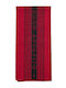 Ladelle Prof Series III Handtuch aus 100% Baumwolle in Rot Farbe 57x84cm