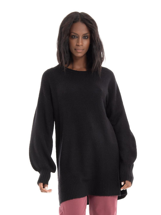 Only Damen Langarm Pullover Schwarz