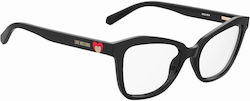 Moschino Rame Ochelari Pentru Femei Acetat Stru...