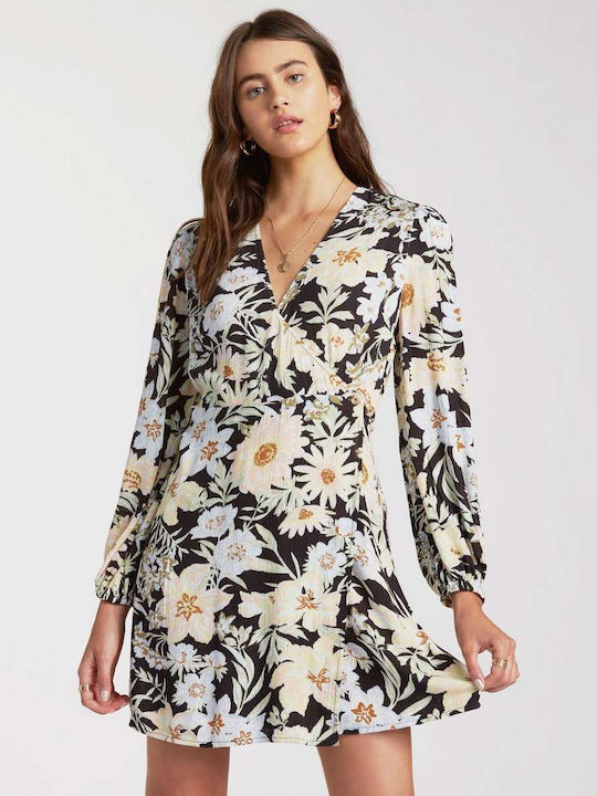 Lotta Love Summer Mini Shirt Dress Wrap White