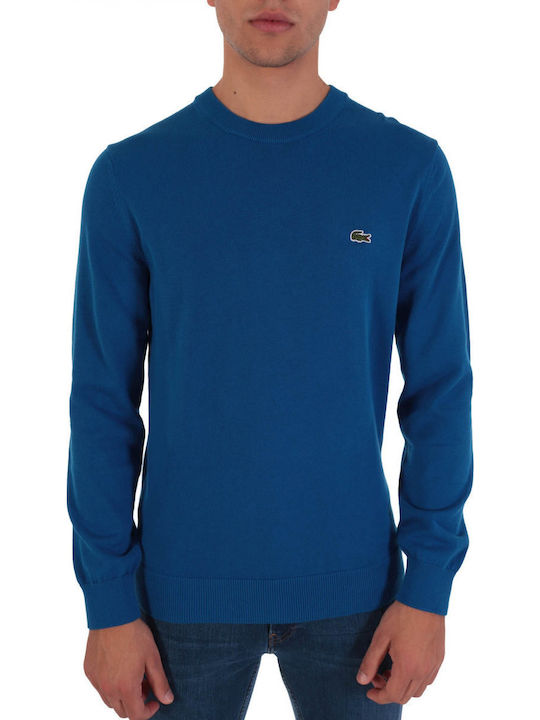 Lacoste Πουλόβερ Μακρυμάνικο Μπλε