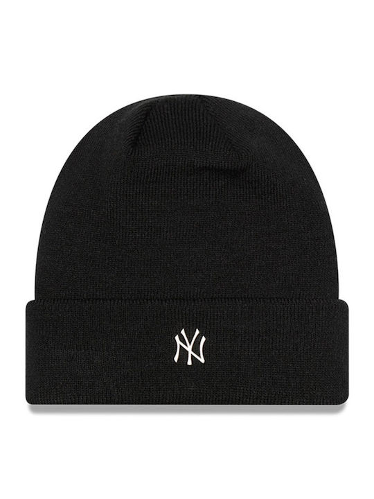 New Era York Yankees Metallic Beanie Männer Beanie Gestrickt in Schwarz Farbe