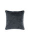 Silk Fashion Διακοσμητική Μαξιλαροθήκη NX202 από Γούνα Anthracite 45x45εκ.