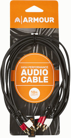 Ashton RCA-Kabel Männlich - RCA Männlich 3m 813305