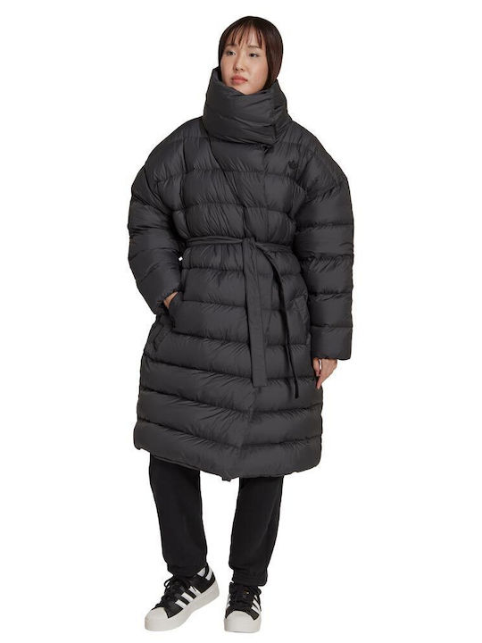 Originals Women's Long Puffer Jacket for Winter Black