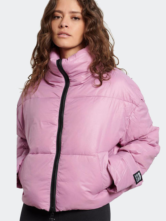 BodyTalk Κοντό Γυναικείο Puffer Μπουφάν για Χει...