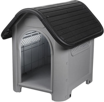 Dog House Plastic Gray 75x59x66cm 4J651077