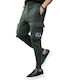 Cargo Sweatpants with Elastic Khaki