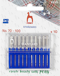 Maschinennadeln für normale Stoffe Nr. 70-80-90-100 (10 Stück)