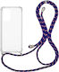 Sonique Armor Back Cover Silicon cu Curea Rainb...